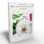 Coffret DIY - Broderie décorative - Plante Alocasia