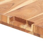 vidaXL Planche à découper 40x30x4 cm Bois d'acacia massif