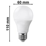 Ampoule e27 led 9w 220v a60 180° (pack de 10) - blanc neutre 4000k - 5500k - silamp