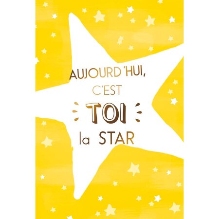 Carte c'est toi la star - draeger paris