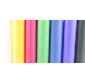 Lot 50 rouleaux papier kraft 3 x 0 7m assortiment 7 teintes vives clairefontaine