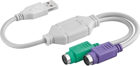 Adaptateur Goobay USB vers 2x PS/2