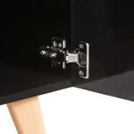 vidaXL Meuble TV Noir 120x40x46 cm MDF