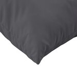 vidaXL Coussins décoratifs 4 Pièces anthracite 40x40 cm tissu