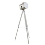 Lampe de plancher eglo upstreet nickel mat 150 cm