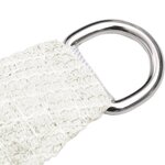 vidaXL Voile d'ombrage 160 g/m² Blanc 3/4x2 m PEHD
