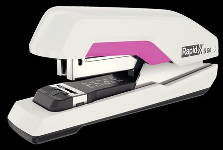 Agrafeuse Supreme Halfstrip S50 Blanc Rose RAPID