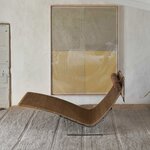 Tapis en laine gris  à franges - 170 x 240 cm