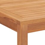 vidaXL Ensemble de salle à manger de jardin 7 Pièces Bois de teck massif