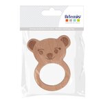 Anneau de dentition Koala 9x7 3 cm en bois