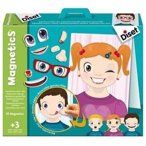 Diset magnetics - les expressions - réversible garçon et fille