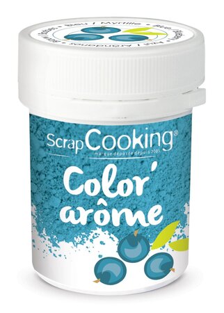 Color'arôme pour pâtisserie Bleu / myrtille 10g