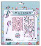 Kit de papeterie licorne et sirène - draeger paris