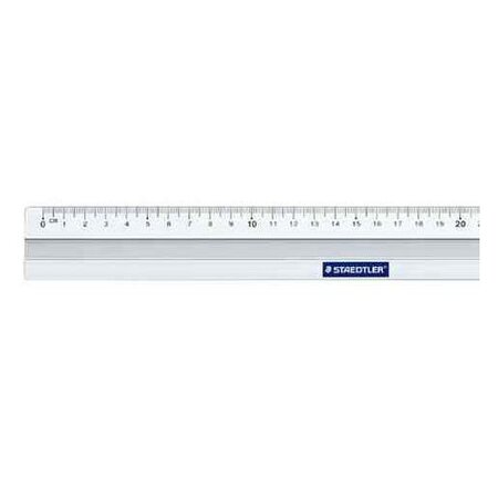 Régle en métal aluminium Anti glisse 20 cm STAEDTLER