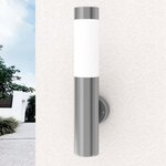 vidaXL Applique murale RVS pour intérieur et extérieur étanche