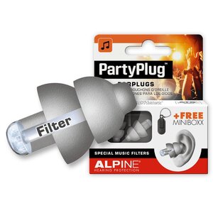 Protection auditive concerts party plug alpine  gris