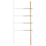 Porte serviette échelle extensible blanc/naturel