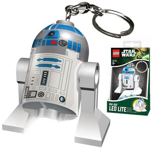 Porte-clés torche lego r2-d2