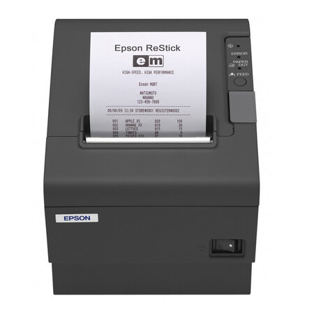 Imprimante epson tm-t88v (usb 2.0 / série) + ps-180 (coloris noir)