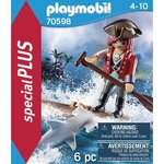 Playmobil - 70598 - pirate avec bébé requin