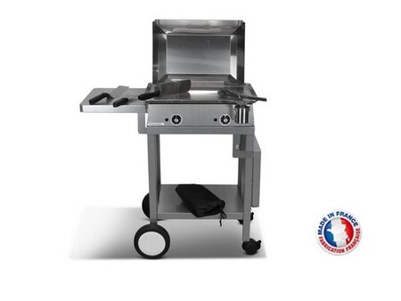Pack plancha électrique planchaelec classic 600 inox - chariot monceau