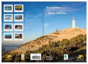 Collector 8 timbres - Escapades dans le Parc naturel régional du Mont-Ventoux - Lettre Verte