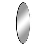 Miroir noir en acier Ø 100 cm