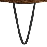 vidaXL Table de chevet chêne marron 40x35x47 5 cm bois d’ingénierie