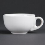 Tasses à cappuccino blanches 200ml olympia - boite de 12 -  - porcelaine