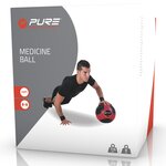 Pure2improve ballon médicinal 8 kg rouge