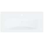 vidaXL Ensemble de meubles de salle de bain Gris béton Aggloméré