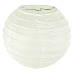 Lampion en papier blanc diamètre 10 cm 2 pièces