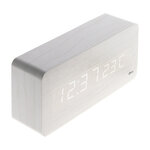 Thermomètre lingot finition effet bois blanc cérusé - Otio