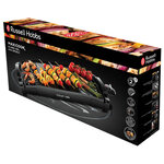 Russell hobbs plancha et gril incurvé maxicook noir 1800-2200 w