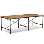 vidaXL Table de salle à manger Bois de récupération massif 240 cm