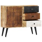 vidaXL Buffet 88 x 30 x 73 cm Bois de manguier massif