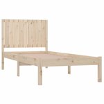 vidaXL Cadre de lit Bois de pin massif 90x200 cm