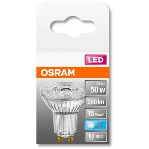 Osram spot par16 led 36° verre 4 3w=50 gu10 froid
