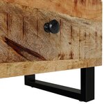 vidaXL Tables de chevet 2 Pièces 40x33x46 cm Bois de manguier solide