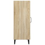 vidaXL Buffet Chêne sonoma 34 5x34x90 cm Bois d'ingénierie