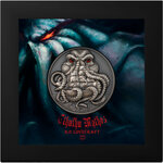 Pièce de monnaie en Argent 20 Dollars g 93.3 (3 oz) Millésime 2022 Lovecraft CTHULHU