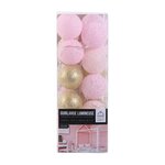 Guirlande lumineuse boules colorées 20 led 3 72 m