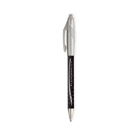 Paper Mate Flexgrip Elite - 1 Stylo bille rétractable - Noir - Pointe Large 1.4mm