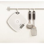Tefal bc1000v1 compliss balance de cuisine  graduation de 5 kg / 1 g  large plateforme en plastique  fonction tare  ecran lcd
