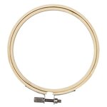 Cadre de broderie en bois Ø 10 cm