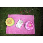 Esschert design pouf d'exterieur gonflable motif tournesol 58 cm