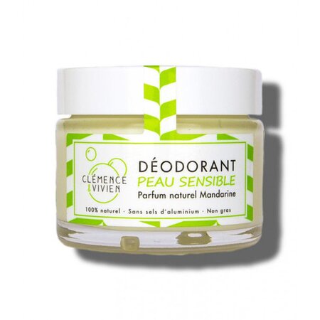 CLEMENCE & VIVIEN - Déodorant naturel peau sensible - Mandarine