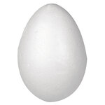 Oeuf creux en polystyrène 15 cm 2 hémisphères