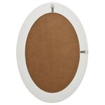 vidaXL Miroir mural style baroque 50x70 cm Blanc