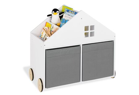 Bibliothèque mobile 'Hus' Blanc
